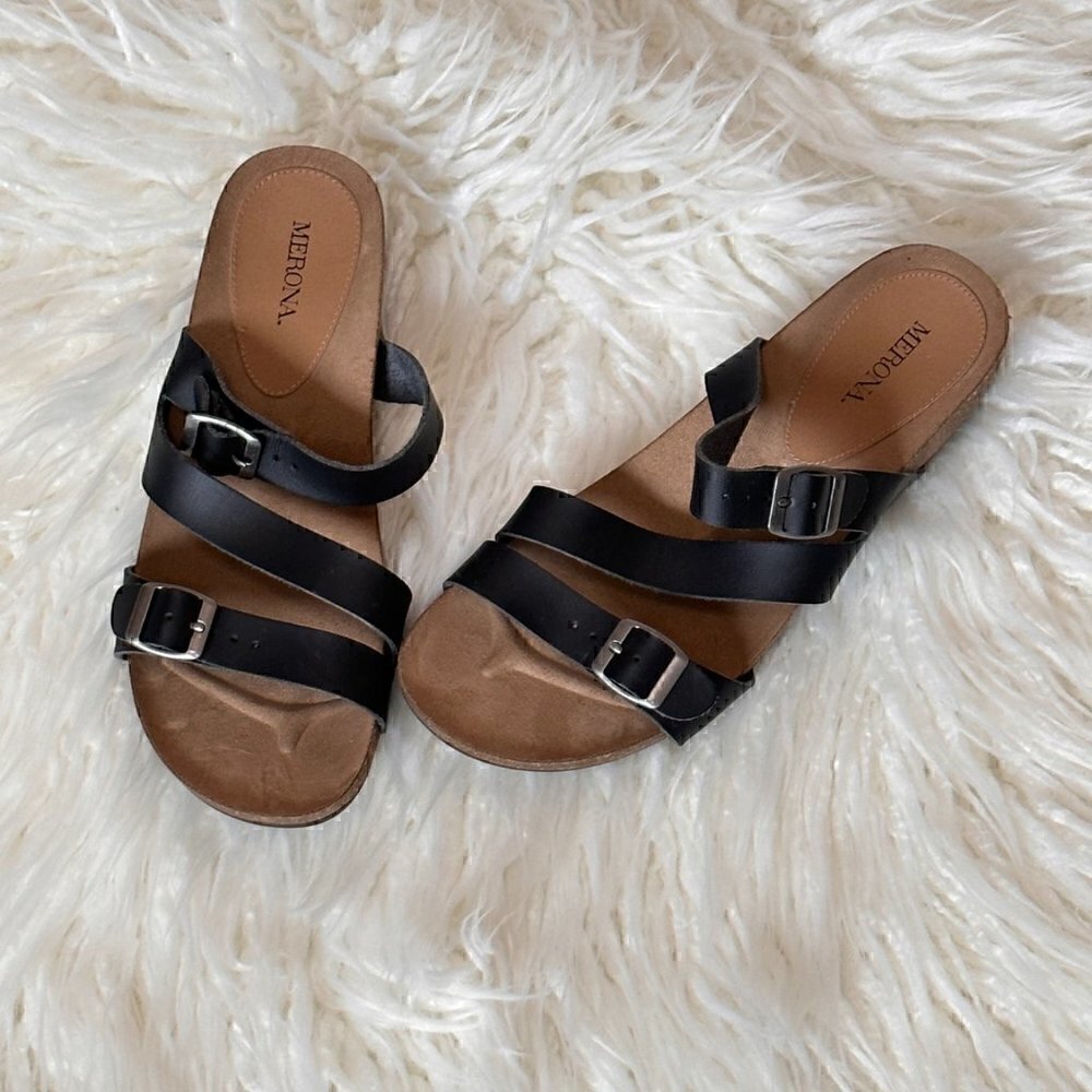 Merona Madeline Black Sandal